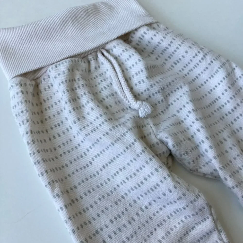 Childhoods Clothing Skinny Sweats - Mint Seafoam Dash Dot - 18-24M